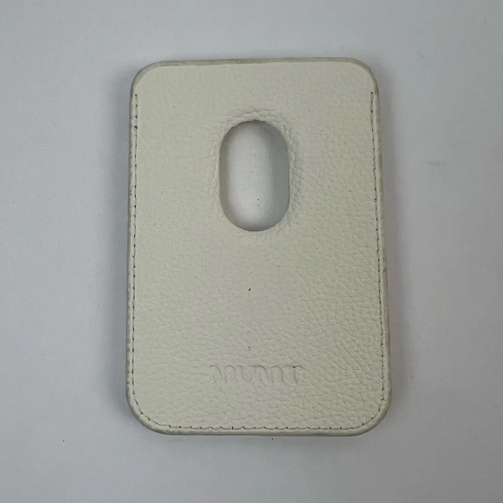 MVMT Tan Checkered MagSafe Card Holder